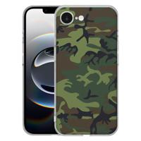 TPU Hoesje iPhone 16e - Army Dark Backcover TPU Hoesje iPhone 16e - Army Dark Backcover