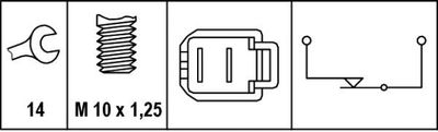 Remlichtschakelaar 6DF007365001
