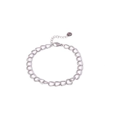 Go Dutch Label Open Schakel Armband Zilver