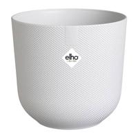 Elho Jazz Rond 35 - Wit - L 35 x B x H 32 cm - Binnen - 100% gerecycled