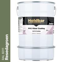 Holdbar PVC-Vloer Coating Resedagroen (RAL 6011) 10 Kg