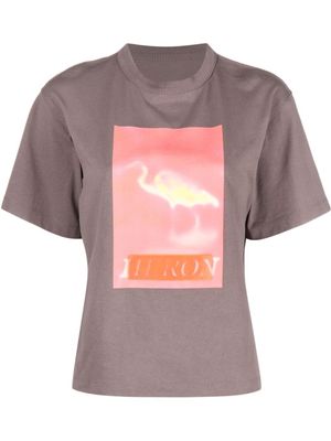 Heron Preston t-shirt à imprimé Heron - Gris