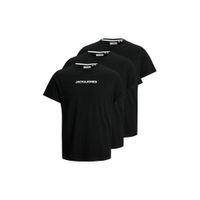 JACK & JONES T-shirt JACRAIN (set van 3) zwart - thumbnail