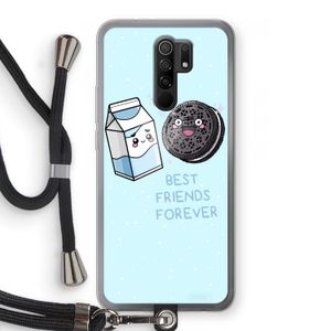 Best Friend Forever: Xiaomi Redmi 9 Transparant Hoesje met koord