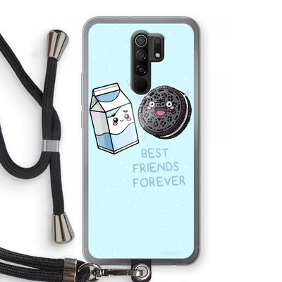 Best Friend Forever: Xiaomi Redmi 9 Transparant Hoesje met koord