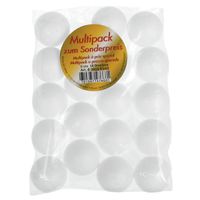 Piepschuim hobby knutselen vormen/figuren zak van 19x stuks ronde ballen/bollen van 5 cm   -