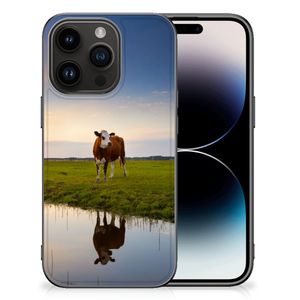 iPhone 15 Pro Dierenprint Telefoonhoesje Koe