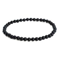 Edelsteen Armband Zwarte Toermalijn (4 mm)