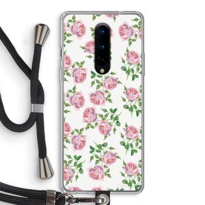 Kleine roosjes: OnePlus 8 Transparant Hoesje met koord