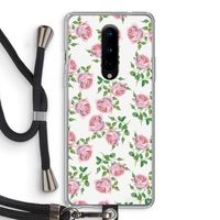 Kleine roosjes: OnePlus 8 Transparant Hoesje met koord