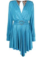 Philipp Plein robe Aphrodite mi-longue - Bleu