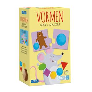 Rebo Publishers Puzzel2 - boek vormen met 10 puzzels