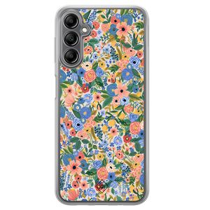 Samsung Galaxy A14 hybride hoesje - Blue gardens