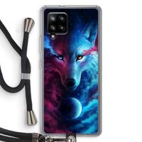 Where Light And Dark Meet: Samsung Galaxy A42 5G Transparant Hoesje met koord