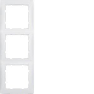 Berker S1 afdekraam 3-voudig polarwit mat 10139909