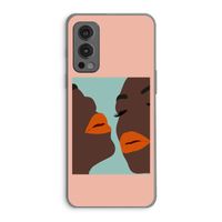 Orange lips: OnePlus Nord 2 5G Transparant Hoesje
