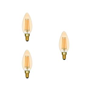 E14 B35 filament LED-kaarslamp Castel 4.1W 2200K dimbaar