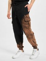 Karl Kani / joggingbroek Signature Bleached in zwart - thumbnail
