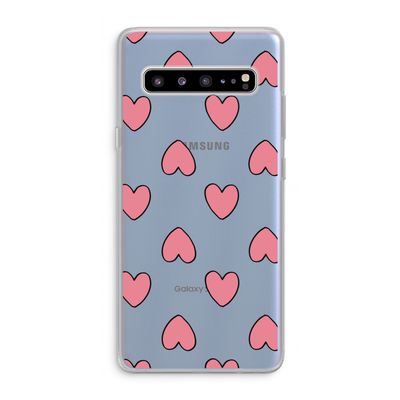 Ondersteboven verliefd: Samsung Galaxy S10 5G Transparant Hoesje