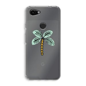 Palmboom: Google Pixel 3a Transparant Hoesje