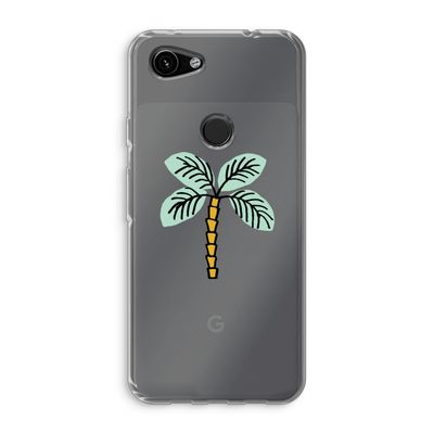 Palmboom: Google Pixel 3a Transparant Hoesje