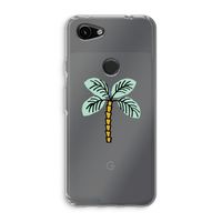 Palmboom: Google Pixel 3a Transparant Hoesje