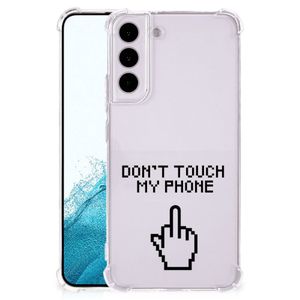 Samsung Galaxy S22 Anti Shock Case Finger Don't Touch My Phone