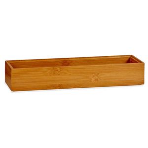 Kast/lade/make-up sorteer organizer bamboe hout bakje 30 x 7 x 5 cm