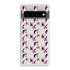 Musketon Unicorn: Google Pixel 6 Pro Transparant Hoesje
