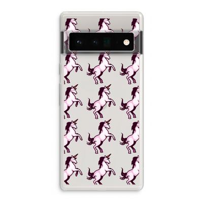 Musketon Unicorn: Google Pixel 6 Pro Transparant Hoesje