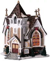 Lemax little river church verlichte kerk Harvest Crossing 2004