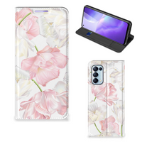 OPPO Find X3 Lite Smart Cover Lovely Flowers - thumbnail