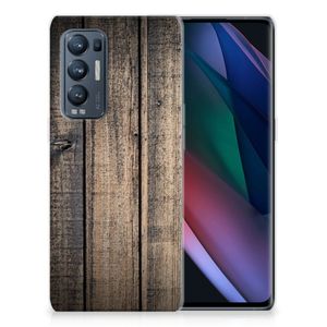 OPPO Find X3 Neo Bumper Hoesje Steigerhout