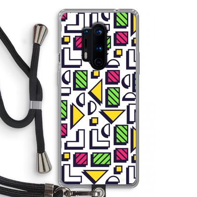 8-bit N°4: OnePlus 8 Pro Transparant Hoesje met koord