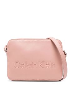 Calvin Klein sac à bandoulière à logo embossé - Rose