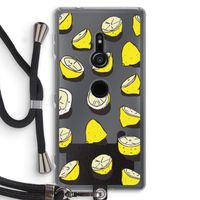 When Life Gives You Lemons...: Sony Xperia XZ2 Transparant Hoesje met koord