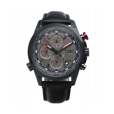 Zwart herenhorloge van Aviator