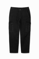 Cargobroek met patch - BLACK - 34