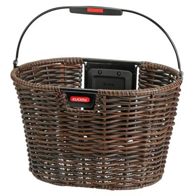 Klickfix Fr.basket r&k structura oval brown