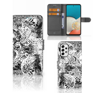 Telefoonhoesje met Naam Samsung Galaxy A53 Skulls Angel