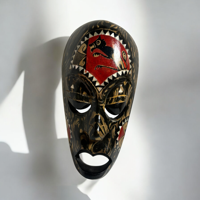 Mystiek Indonesisch Houten Masker - Spirituele beelden - Spiritueelboek.nl
