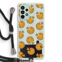 You Had Me At Pizza: Samsung Galaxy A52s 5G Transparant Hoesje met koord