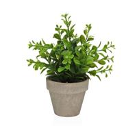 Decoratieve plant Versa Ijzer Textiel Plastic 11 x 26 cm