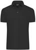 James & Nicholson JN1302 Men´s Mercerised Polo Slim Fit - /Black - M