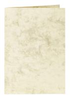 Correspondentiekaart papi dubbel a6 marmer ivoor