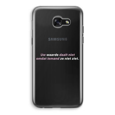 uw waarde daalt niet: Samsung Galaxy A5 (2017) Transparant Hoesje