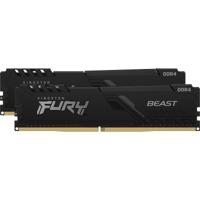 Kingston FURY 64 gb ddr4-3600 (2x 32 gb) kit werkgeheugen (zwart, kf436c18bbk2/64, beast, xmp 2.0)