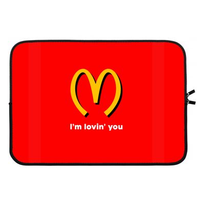 I'm lovin' you: Laptop sleeve 13 inch