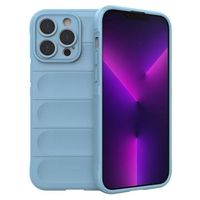 Rugged Series iPhone 14 Pro Max TPU Hoesje - Babyblauw