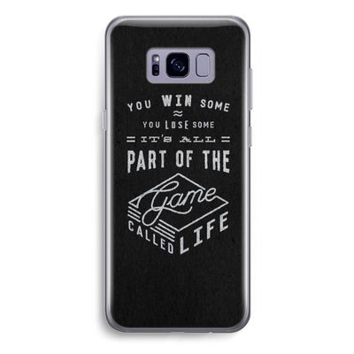 Life: Samsung Galaxy S8 Plus Transparant Hoesje